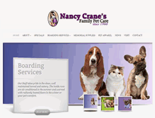 Tablet Screenshot of ncfamilypetcare.com